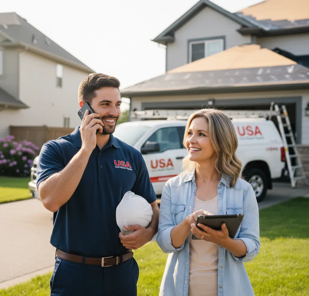 USA Roof Repair Experts customer support in Elizaville